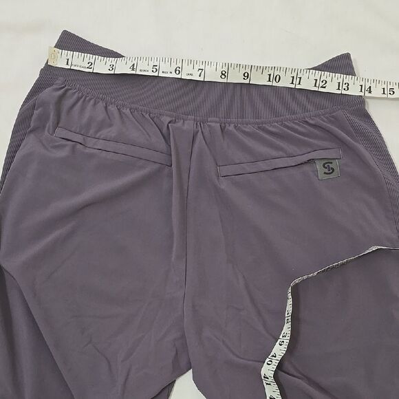 Athleta Purple Track Pants with Full Length and Slim Fit - Picture 4 of 7